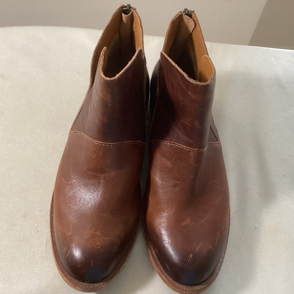 Kork-Ease Women's Ryder K53506 Bootie Brown Leather Size 7M